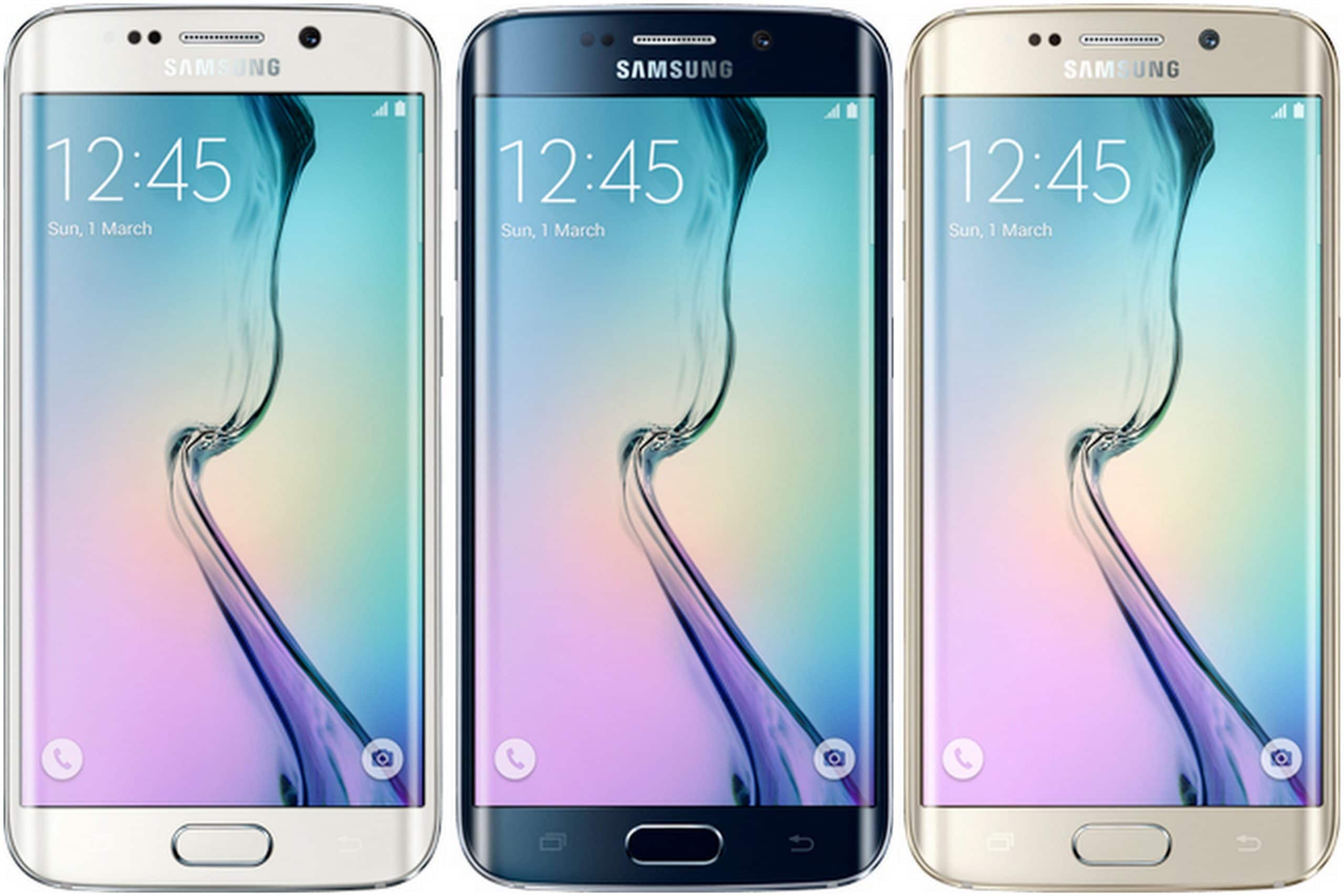 Samsung Galaxy S6 Edge smartphones