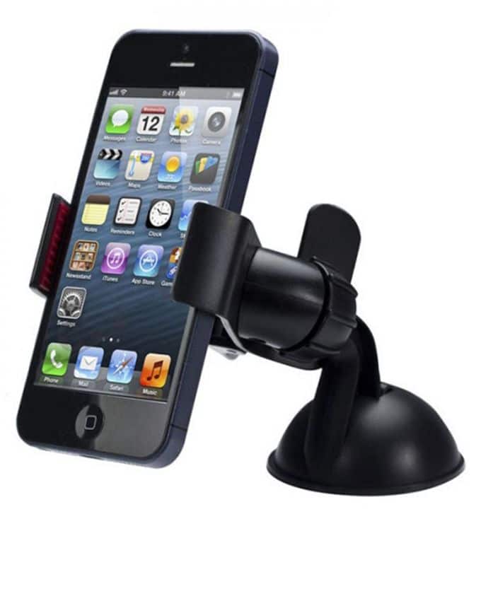 360 Rotating Car Wind Shied Mount Holder For Phones