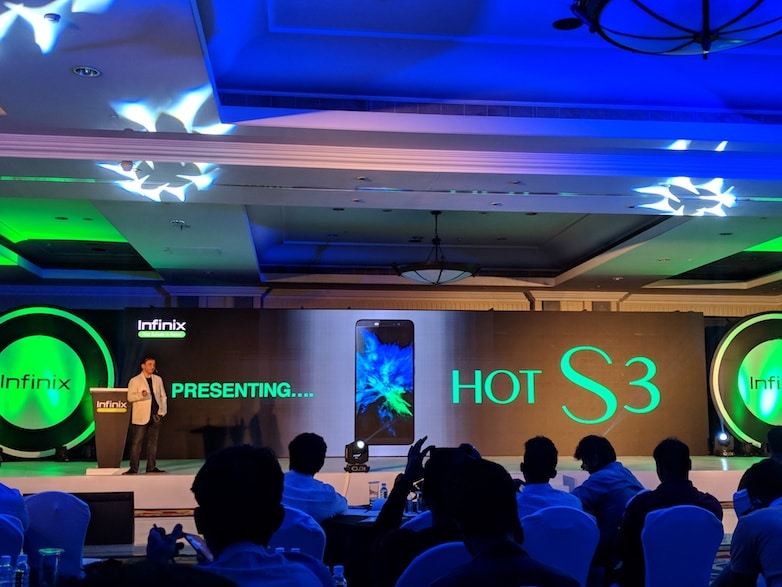infinix hot s3 launched