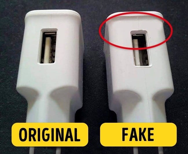 Fake device vs Original device