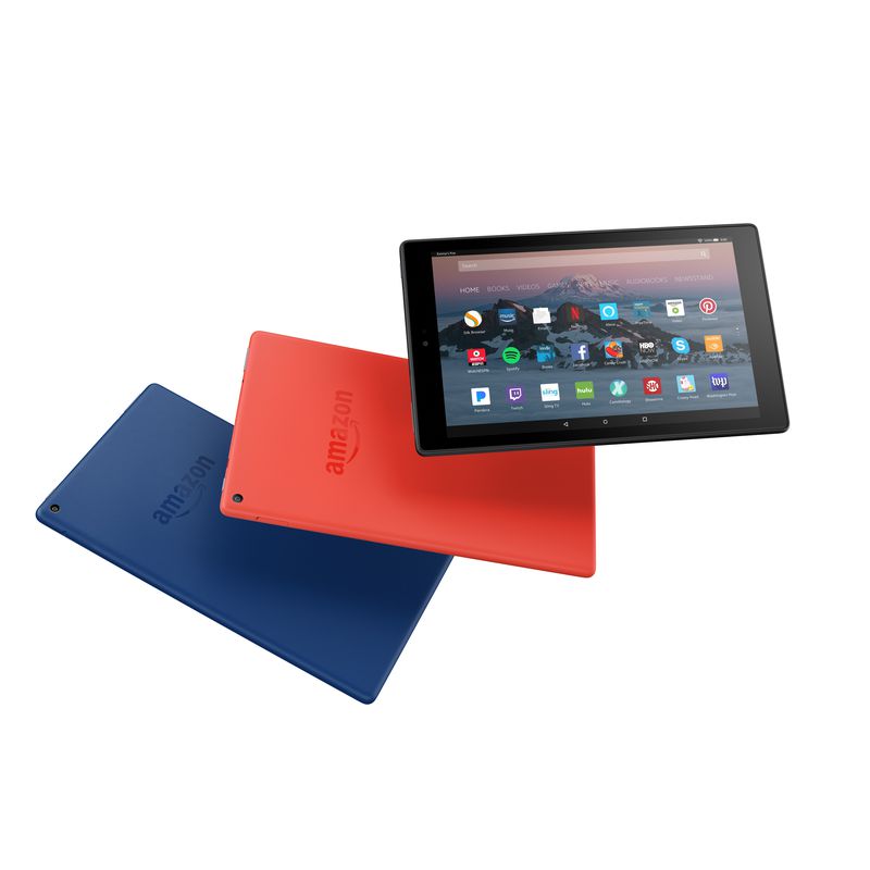Amazon Fire HD 10 tablet colors