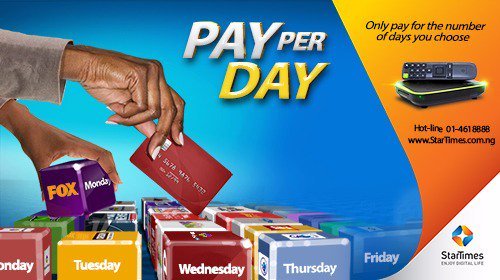 startime pay per day