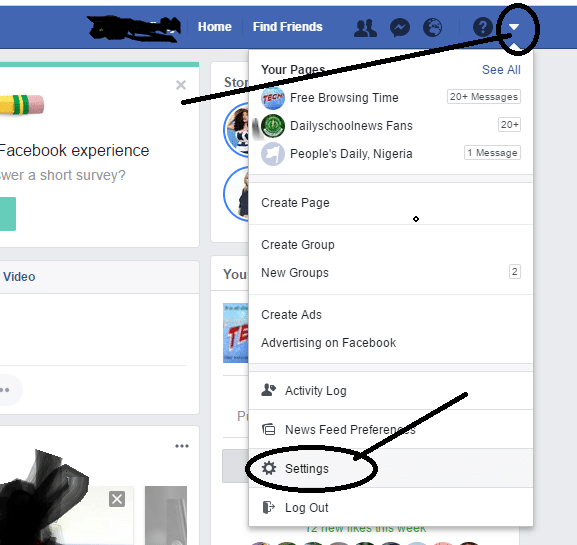 Facebook steps