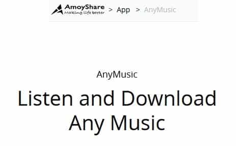 anymusic app