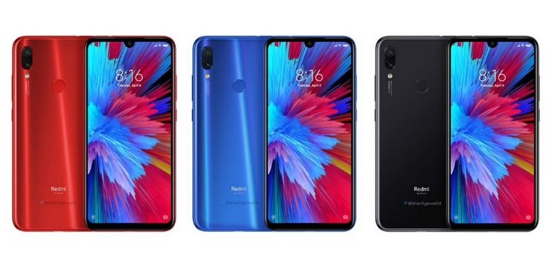 Redmi Note 7 Pro leaks in three different color options