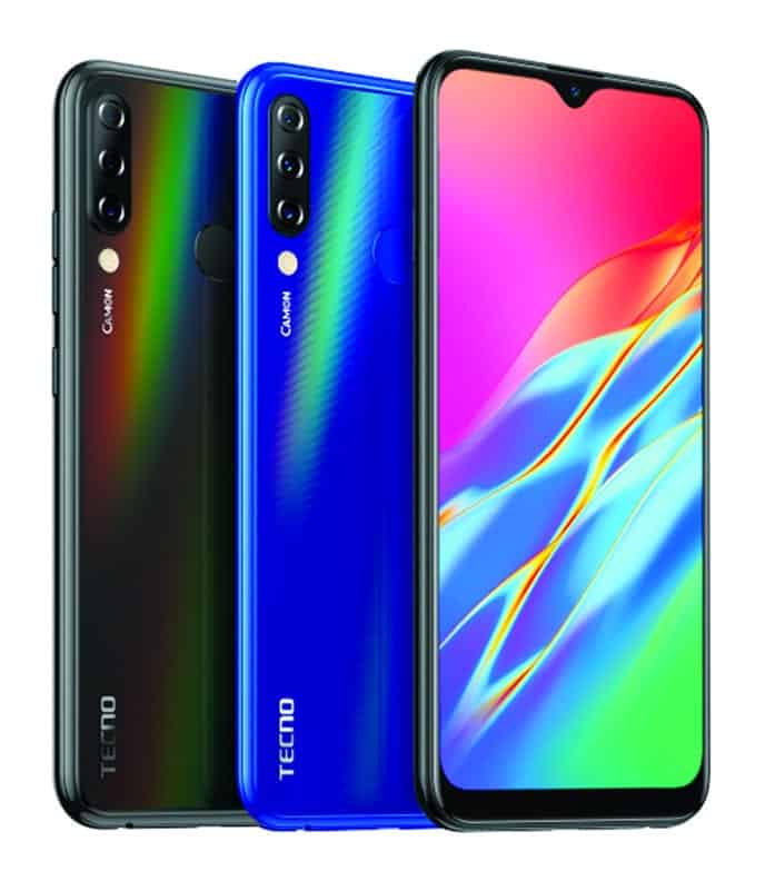 Tecno Camon i4 with triple rear camera and Android 9 Pie