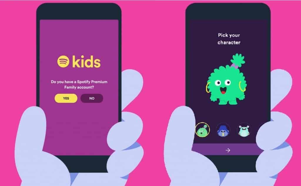 Spotify Kids app