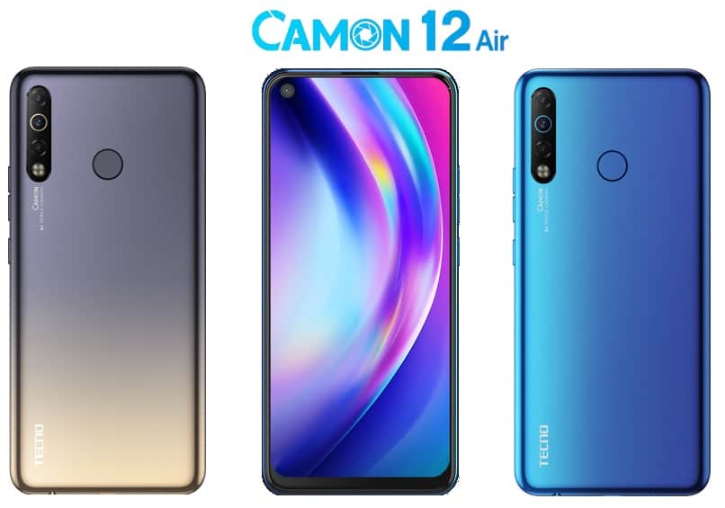 Tecno Camon 12 AIR unveiled with AI triple rear cameras and 3GB RAM
