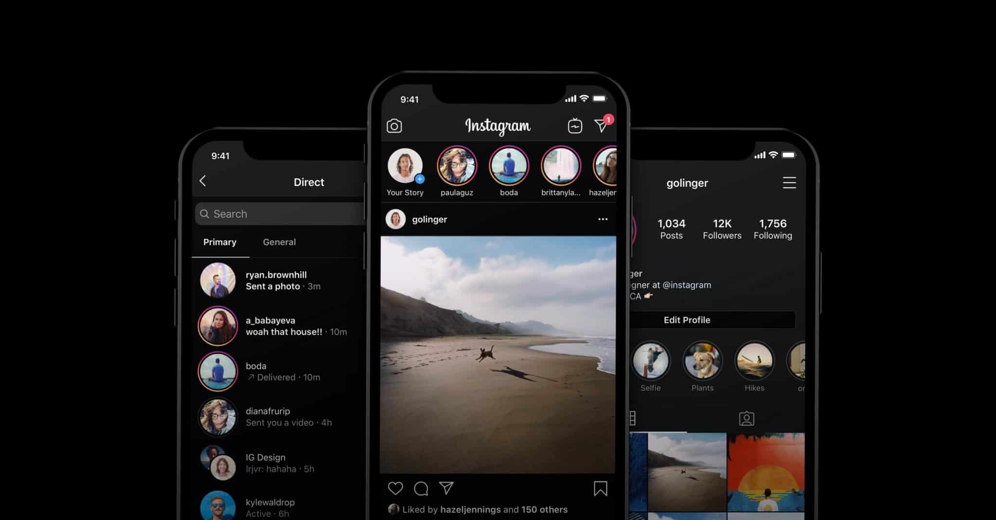 Instagram Dark Mode is here for both Android and iOS