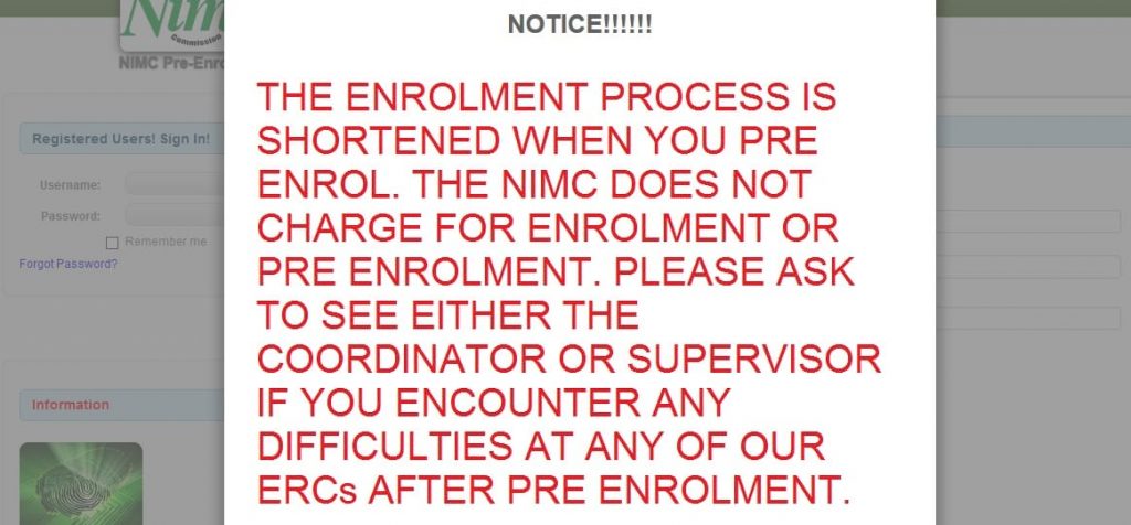 NIN Registration Process