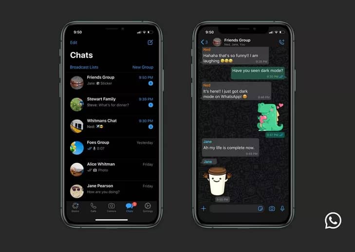 WhatsApp dark mode now available for iOS and Android  - How to activate