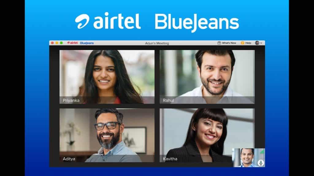 Airtel BlueJeans video conferencing app