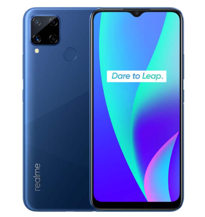 Realme C15 comes with MediaTek Helio G35 chips, and 6000mAh battery