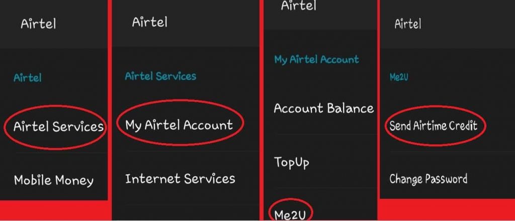 How to transfer airtime on Airtel