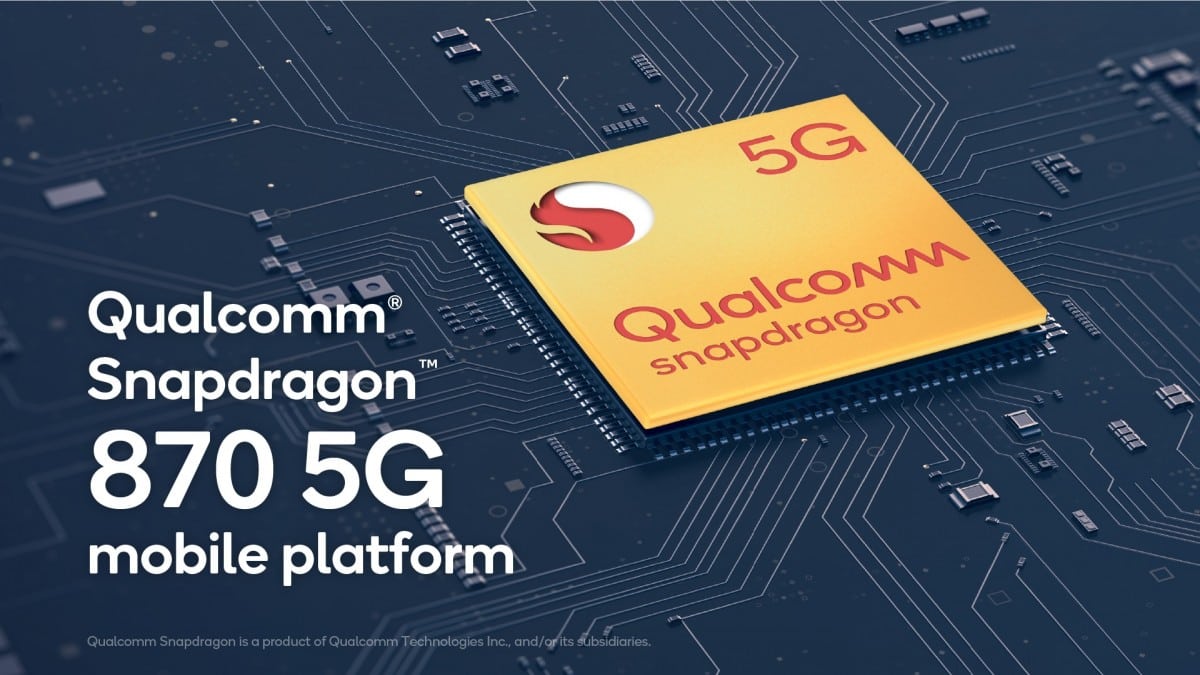 The Snapdragon 870 5G runs at world-class 3.2GHz prime core CPU