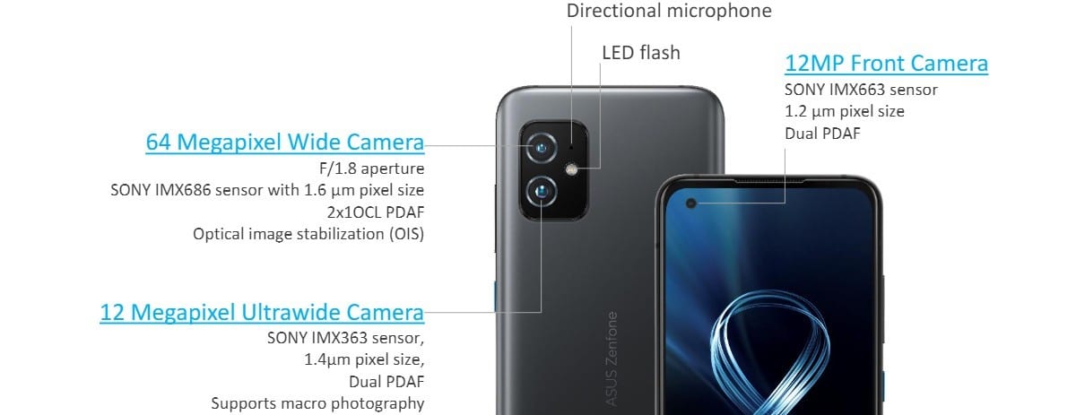 ASUS Zenfone 8 camera