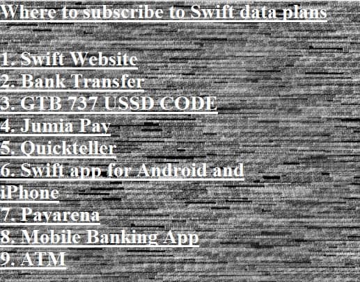 how to subscribe to Swift unlimited data plans