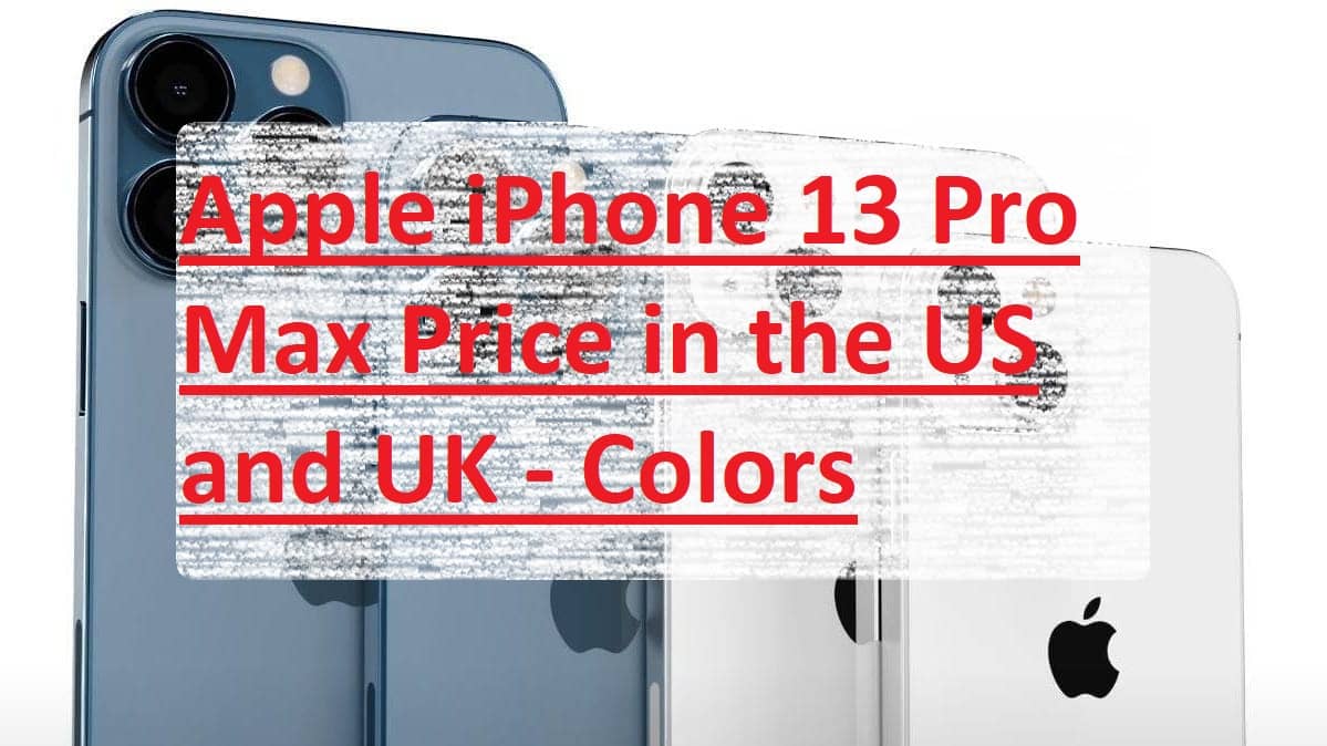 iPhone 13 Pro Max Colors