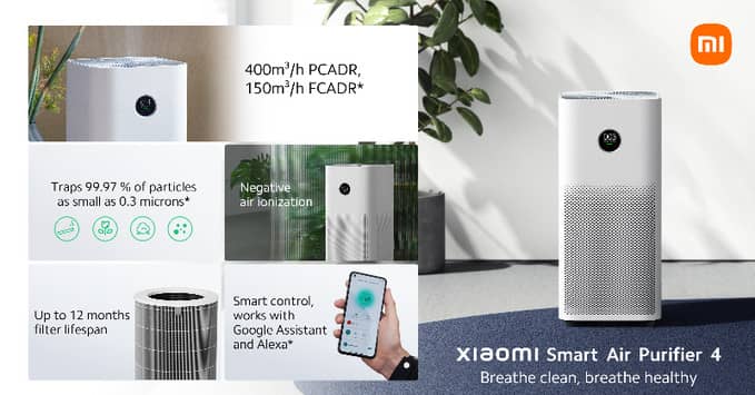 Xiaomi Smart Air Purifier 4 Pro specifications