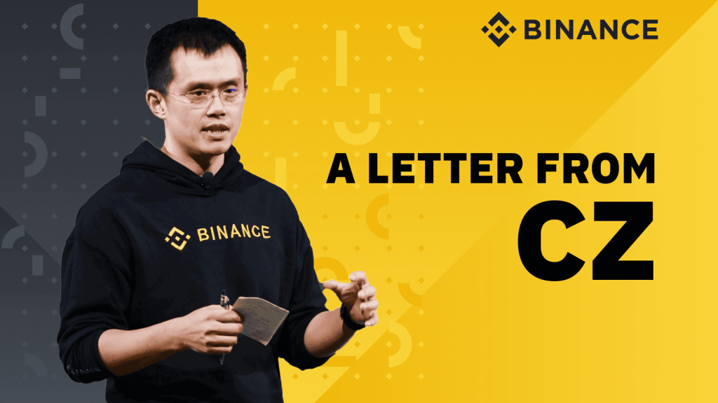 Binance Letter from CEO