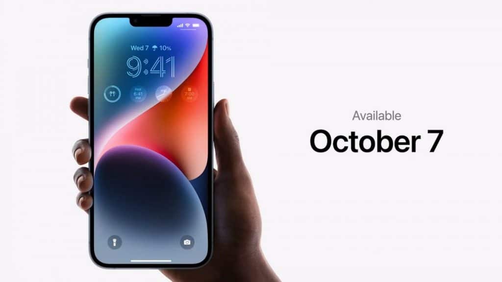 iPhone 14 Plus start shipping from October 7